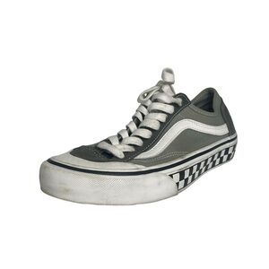 Vans Old Skool Gray Checker Sidewall Sneakers Women’s 9.5 / Men’s 8 Low Top